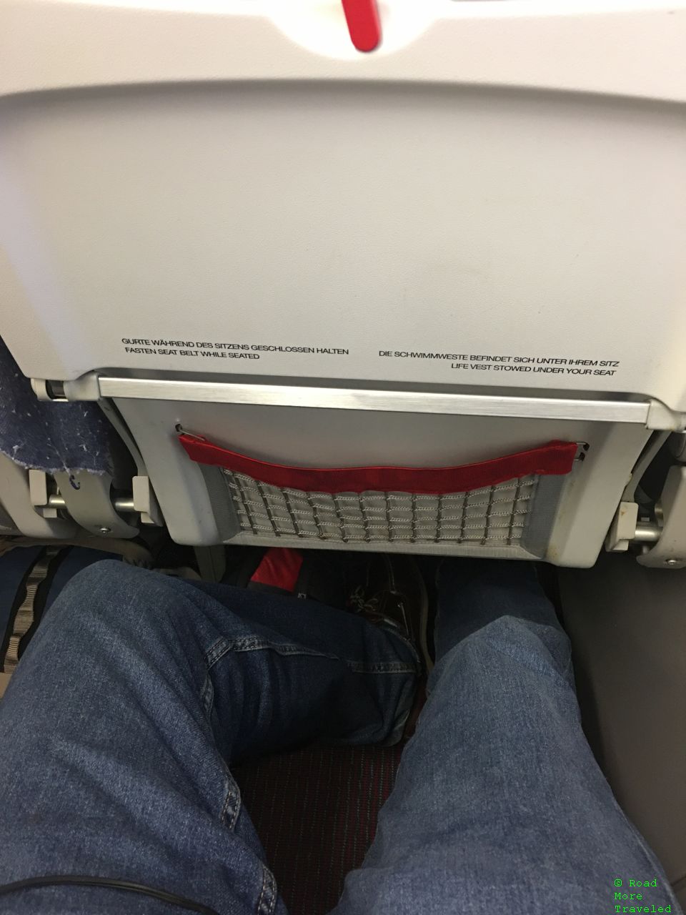Legroom in Austrian Business Class