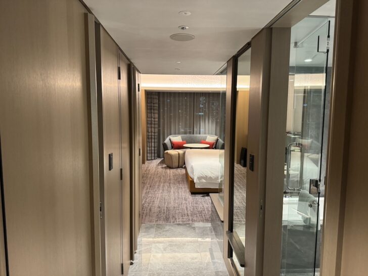 a room with a bed and a couch