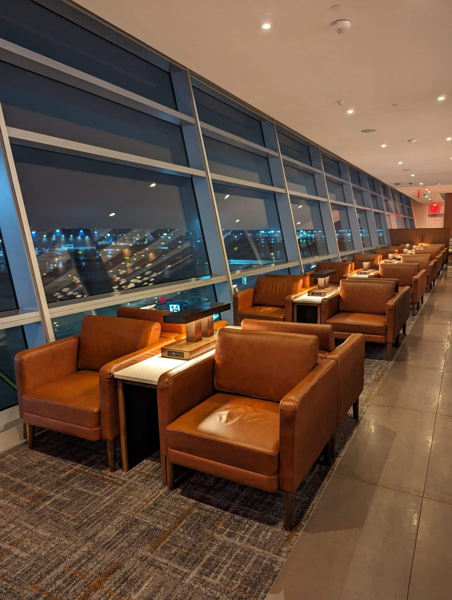 a room with chairs and tables