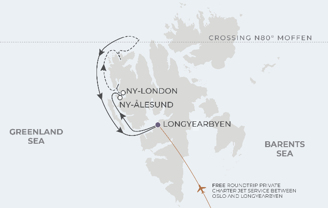 a map of a route
