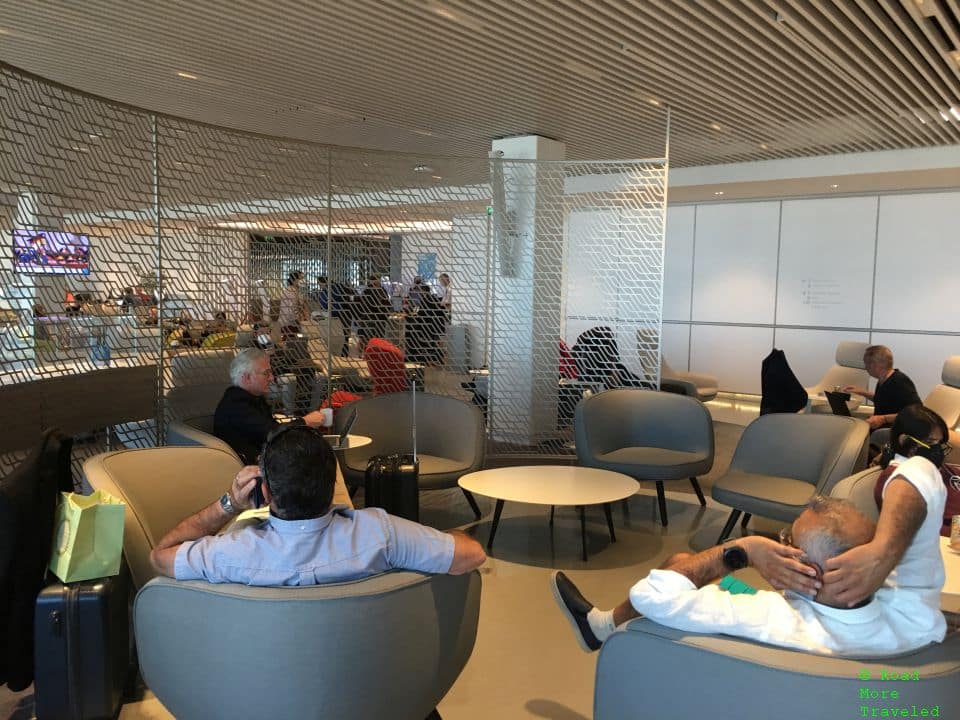 Air France Lounge Paris Terminal 2E Hall L - rear seating