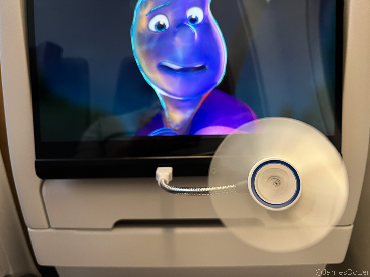 a cartoon character on a television screen