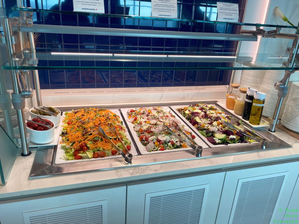 AF Lounge SFO salads