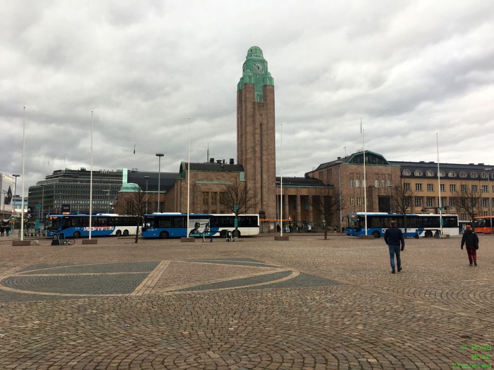 Helsinki Central Station clock tower