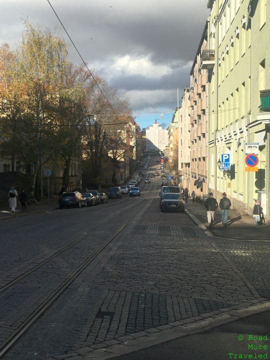 Walking the streets of Helsinki city center