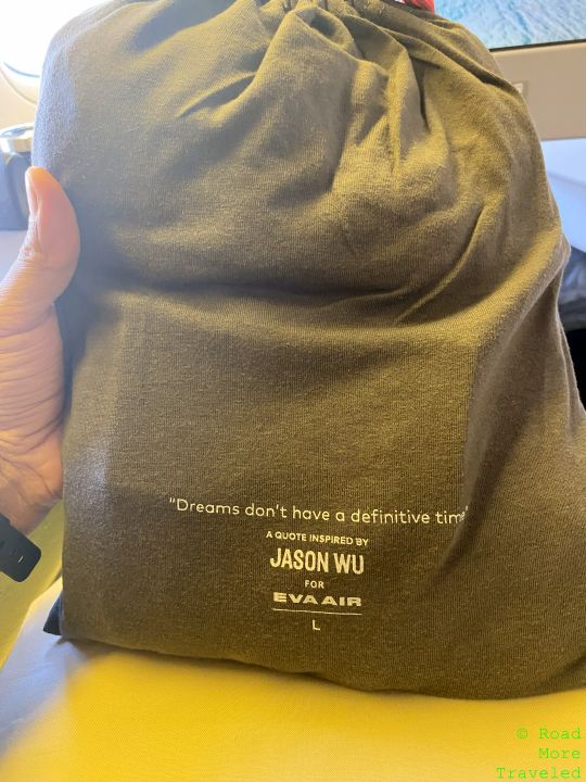 BR 77W Business Class Jason Wu pajamas