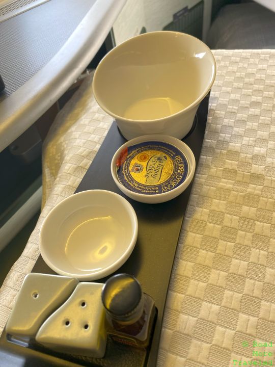 EVA Business Class butter