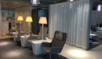 Finnair Lounge HEL lockers and phone rooms