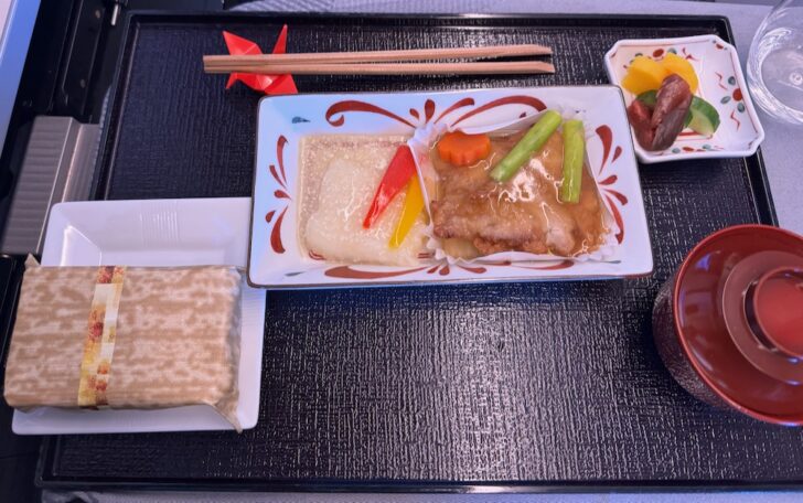 a plate of food on a table