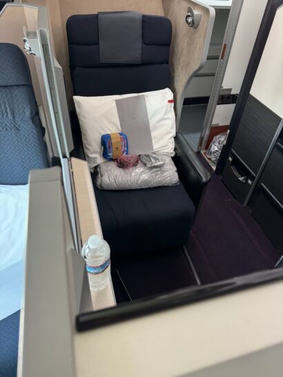 a seat on a plane
