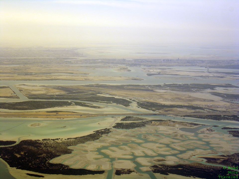 Marshy area NW of AUH