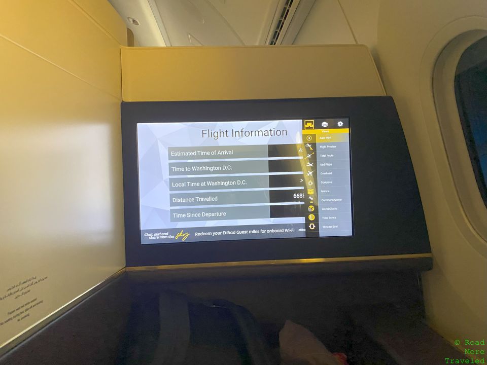 Etihad moving map options