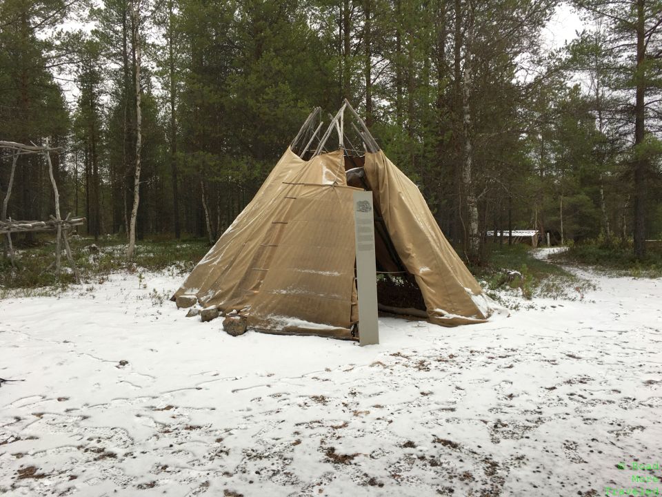 Sami tent at SIIDA museum