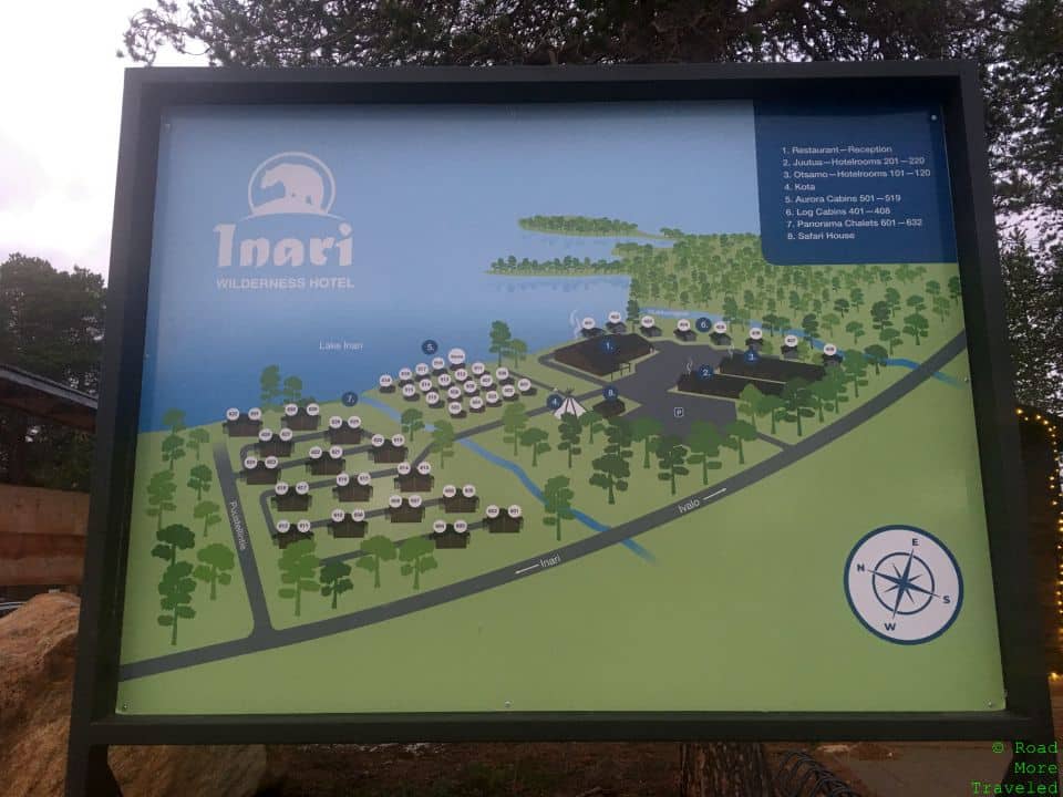 Wilderness Hotel Inari property map