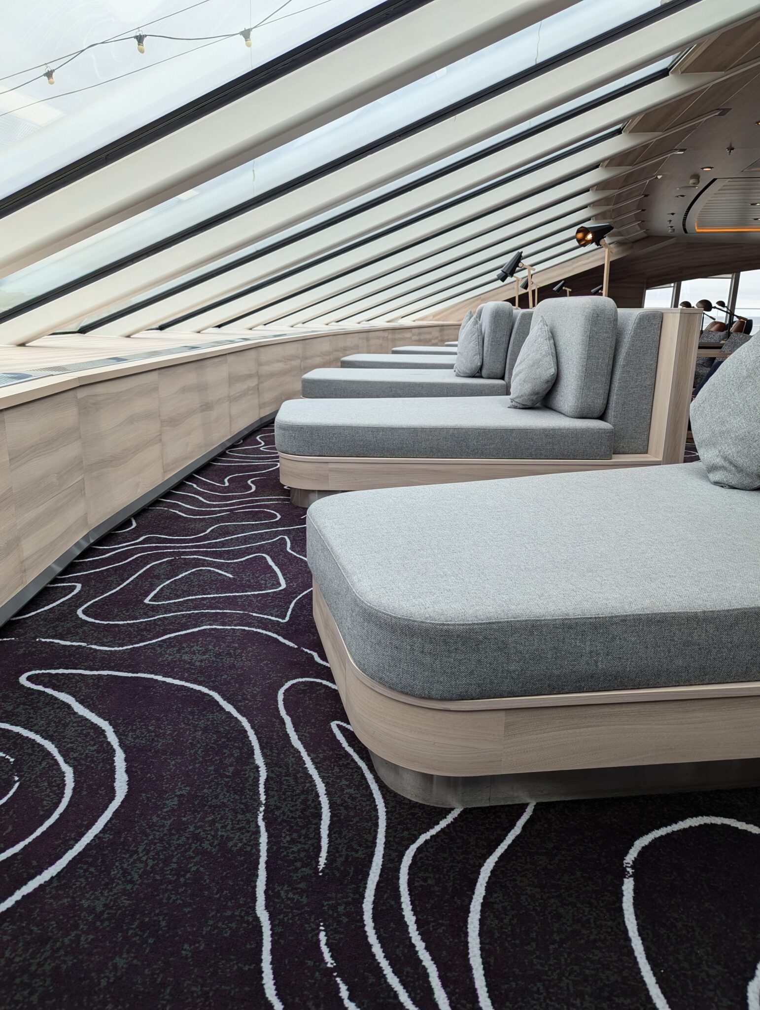 a group of couches in a room