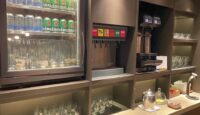 Cathay Pacific Lounge Taipei drinks