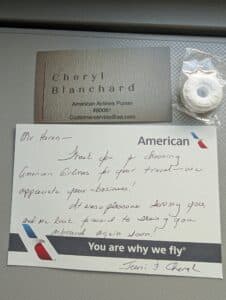 American Airlines Business Class Dallas to Sao Paul