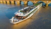 a boat on a river