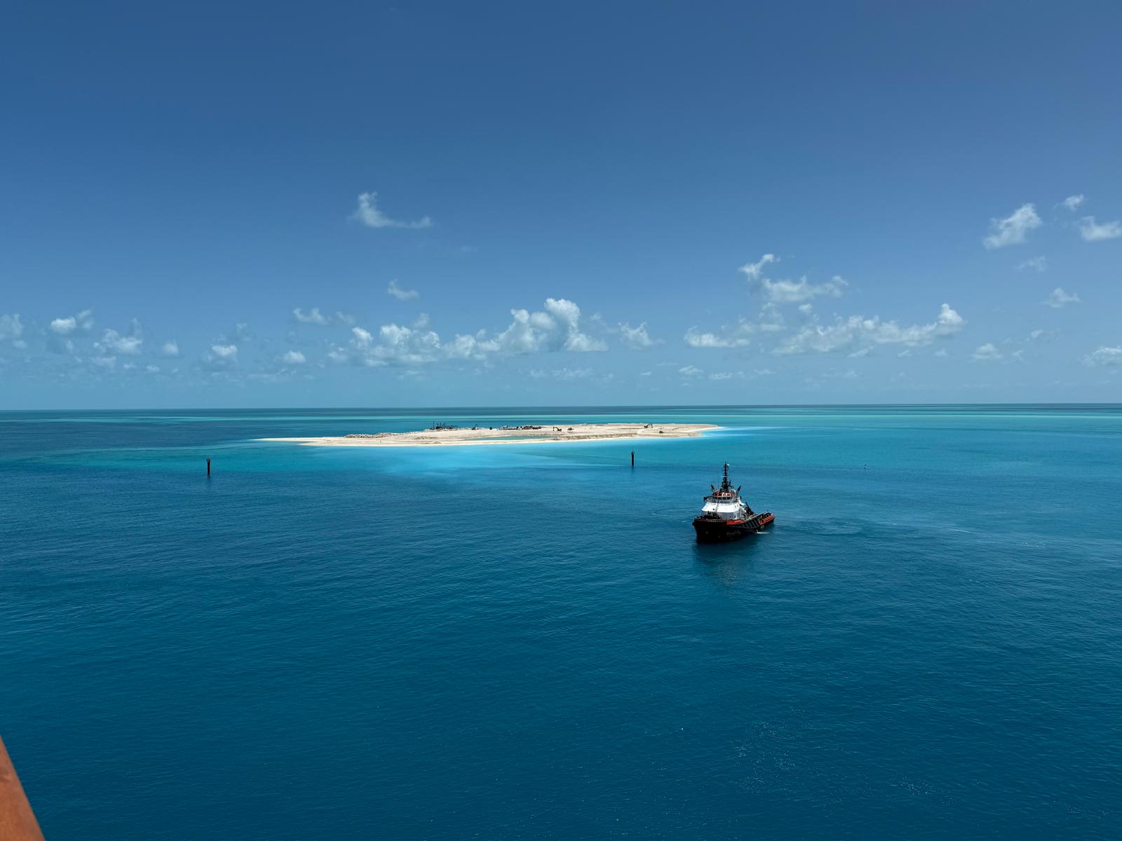 a boat in the water