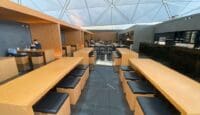 CX The Wing HKG Noodle Bar seating