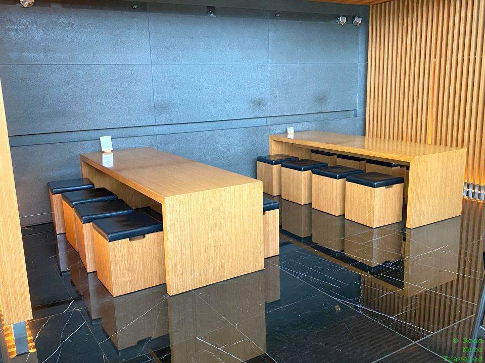 CX The Wing HKG Noodle Bar smaller seating area