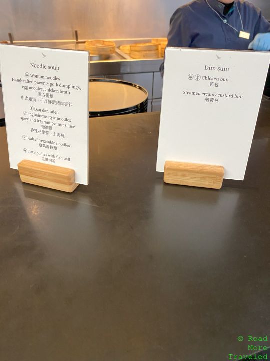 Cathay Pacific The Wing Business Class Hong Kong - Noodle Bar