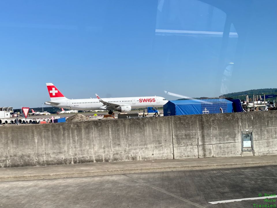 SWISS B777 First Class ground transfer