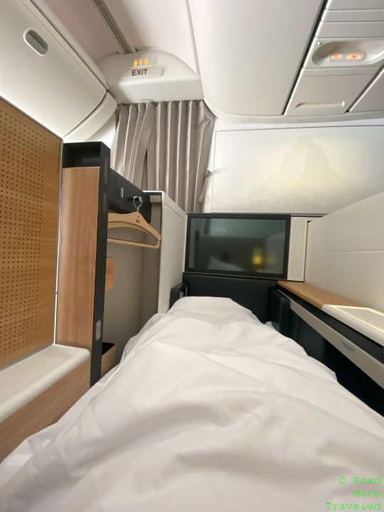 SWISS B777 First Class bed