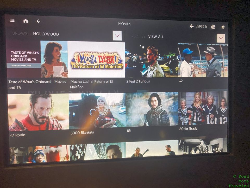 QR Oryx One Hollywood movies