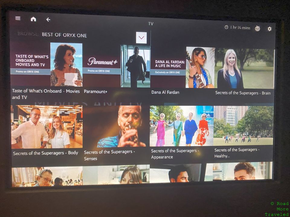 Qatar Airways B777-300ER Business Class - TV series