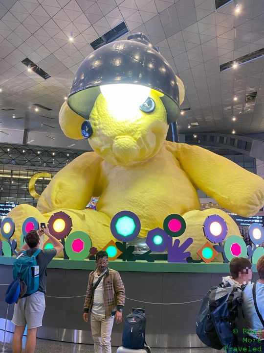 Giant teddy bear at DOH