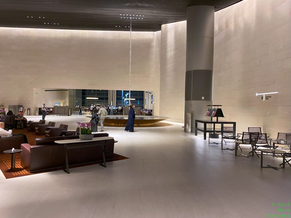 Qatar Airways Al Safwa First Lounge assorted seating