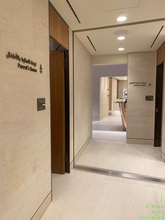 Qatar Airways Al Safwa First Lounge parents room