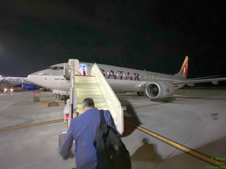 QR B737-MAX 8 at DOH