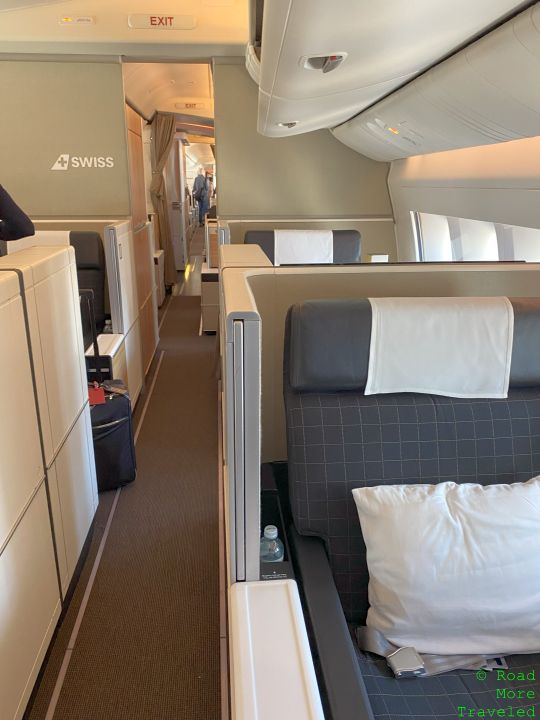 SWISS B777-300ER First Class cabin