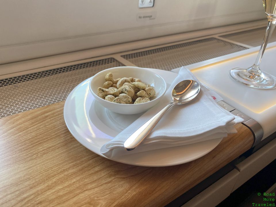 LX F pre-departure snack