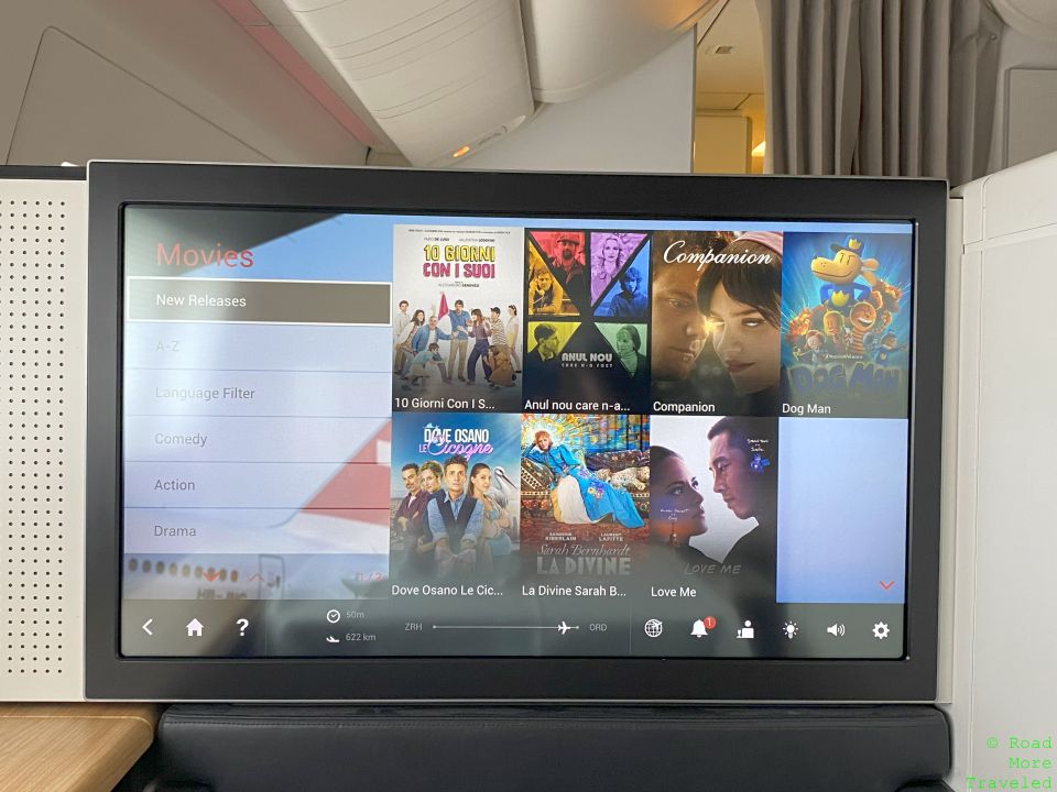 SWISS B777-300ER First Class movies