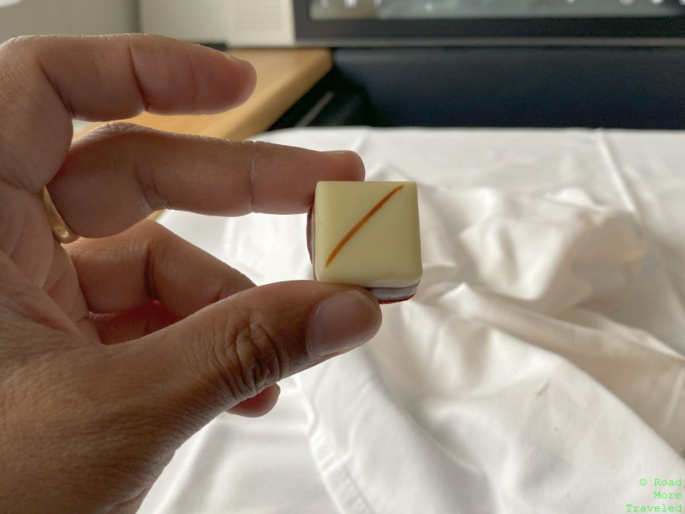 SWISS First Sprüngli truffle