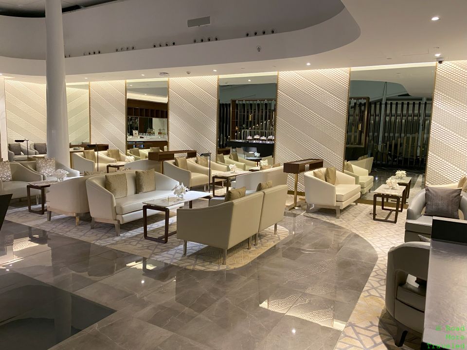 Etihad First Class Lounge Abu Dhabi - main seating area