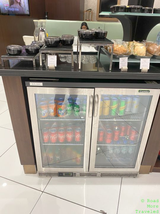 EY Pre-Clearance Lounge AUH soft drinks