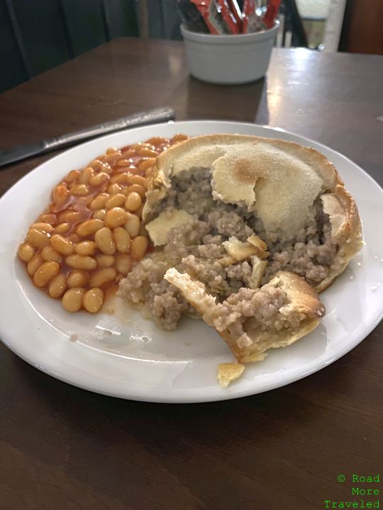 Scotch Pie at The Pot Still Glasgow
