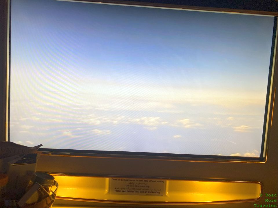 Emirates flight cam outdoor view