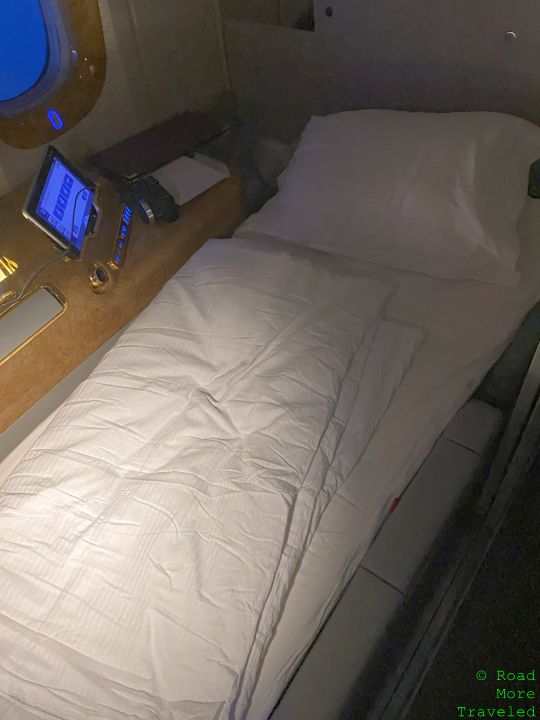 Emirates B777-300ER First Class - flat bed
