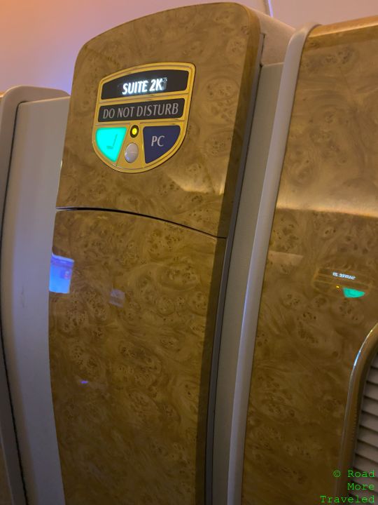 EK F suite walls at seat level