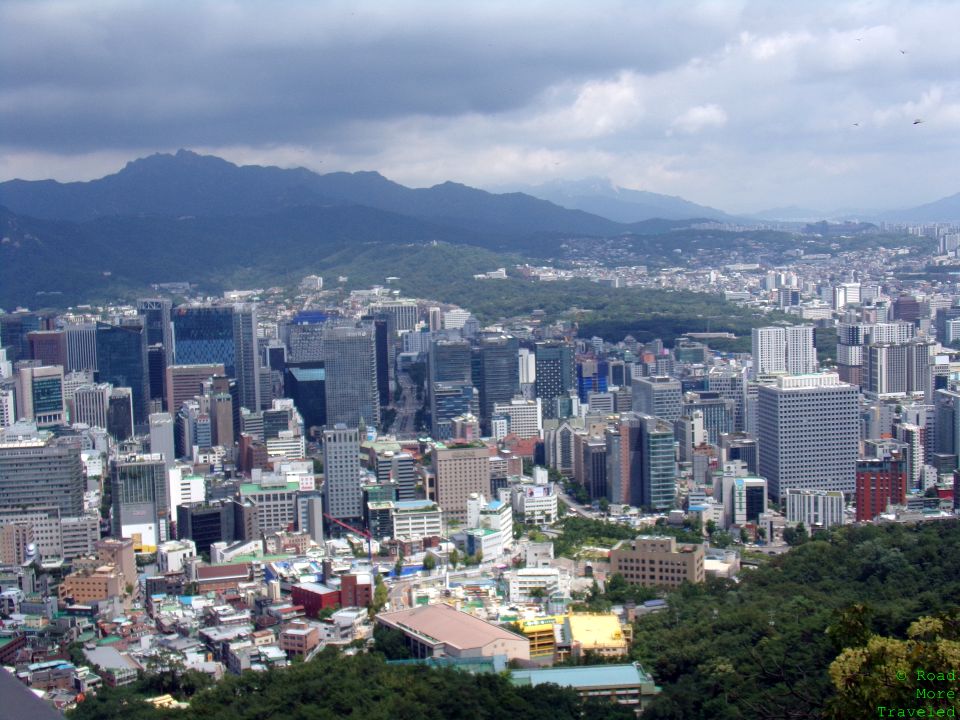 View of Seoul from North Seoul Tower