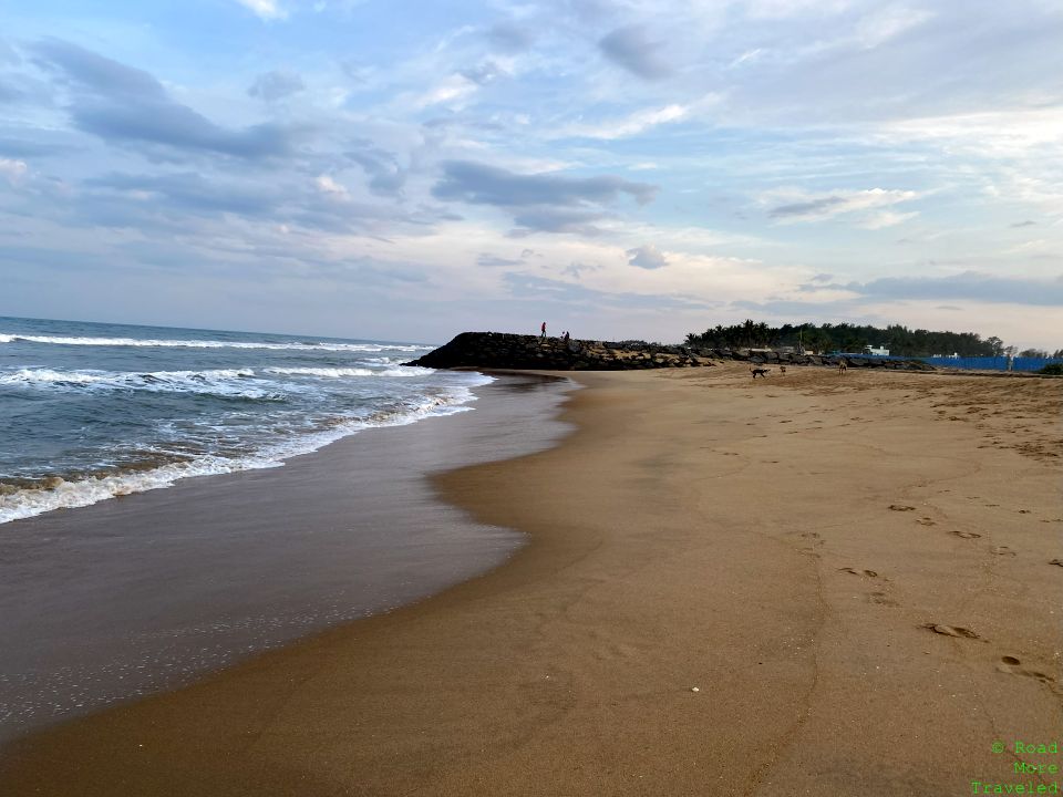 Bay of Bengal beach at Mahabalipuram