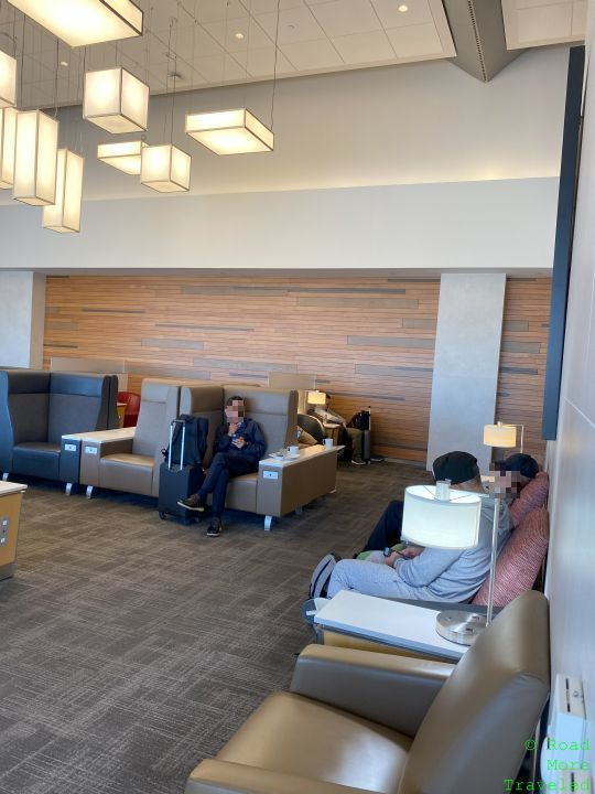 DFW Flagship Lounge interior seating room