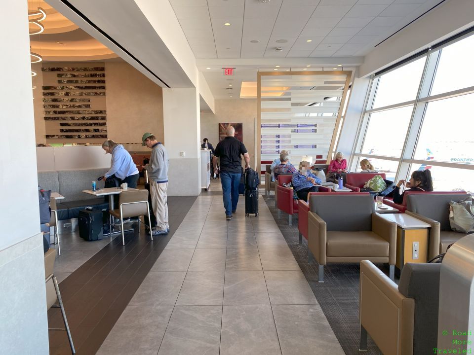 DFW Flagship Lounge back of lounge