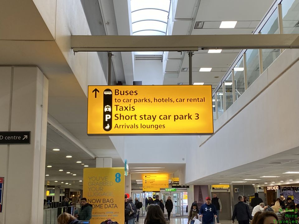 path to Virgin Atlantic arrivals lounge