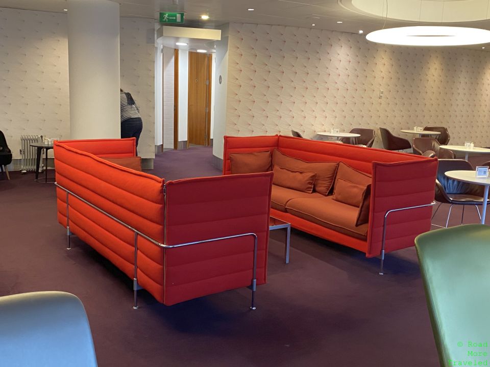 VS Arrivals Lounge LHR couch seating